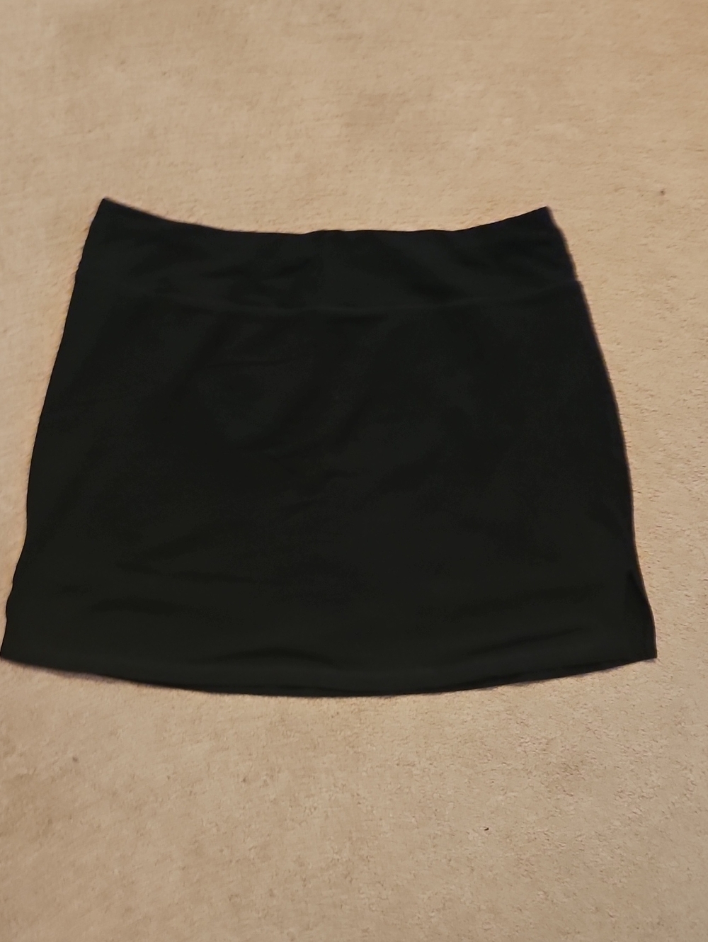 Everyday Black Mini Skort - Sleek Pull-On Style